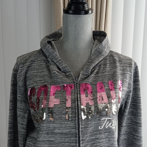 Justice Active Zip Up Hoodie. - Picture 4 of 5